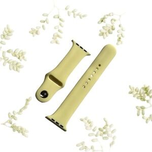 Stylish Milk Yellow Watch‎ Band for Apple iWatch Series SE!